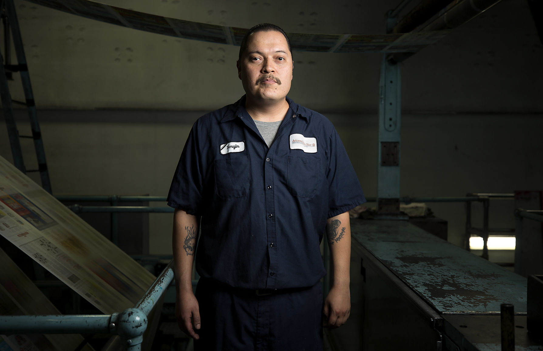 Arizona Daily Star press, packaging, transportation employees